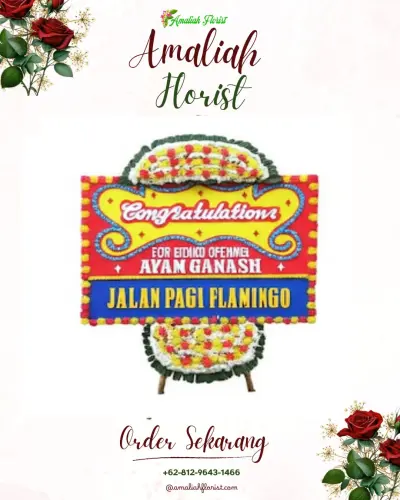 Bunga Papan Congratulation di Gunungguruh